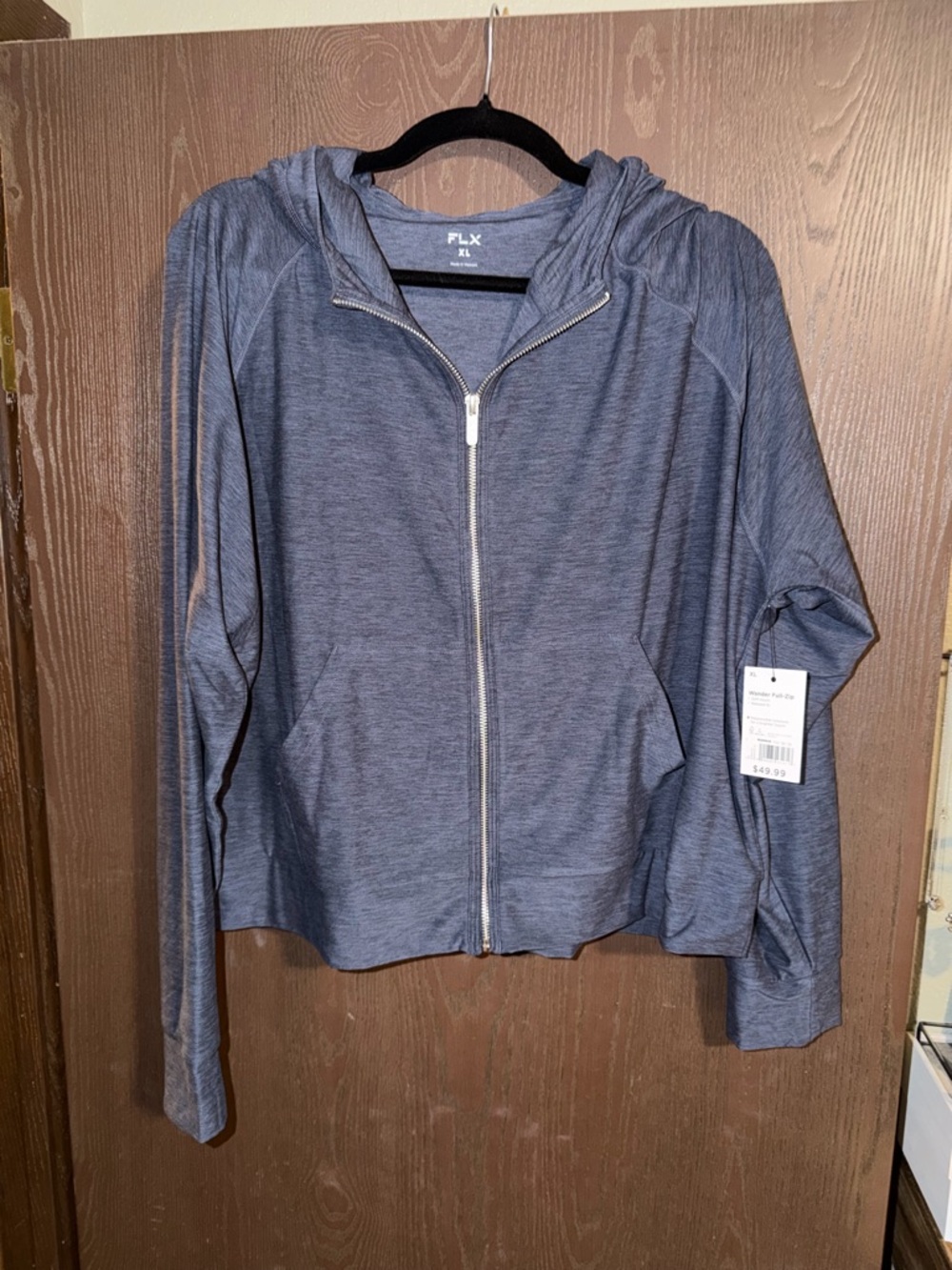 Women’s FLX Wander Full Navy Zip Hoodie